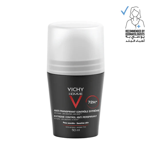 Vichy Homme Deodorant Anti Perspirant Soothing Effect for men 50ml