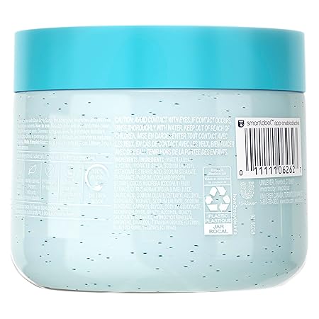 Dove Moisturizing Body Scrub Tropical Coconut For Exfoliated & Hydrated skin 15 oz