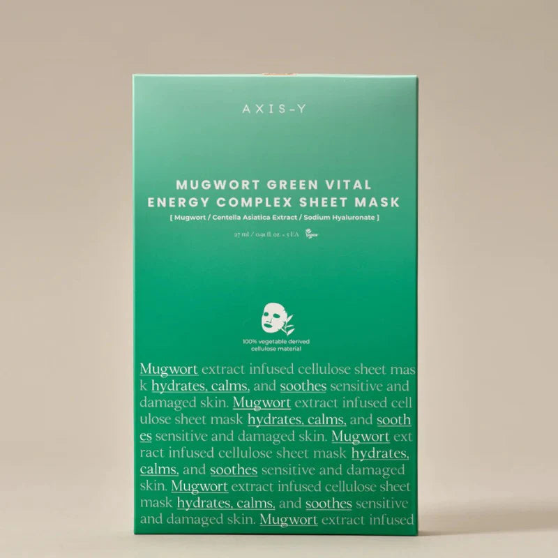 AXIS-Y Mugwort Green Vital Energy Complex Sheet Mask