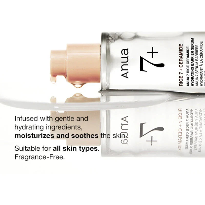 ANUA - RICE CERAMIDE 7 HYDRATING BARRIER SERUM | 50 mL