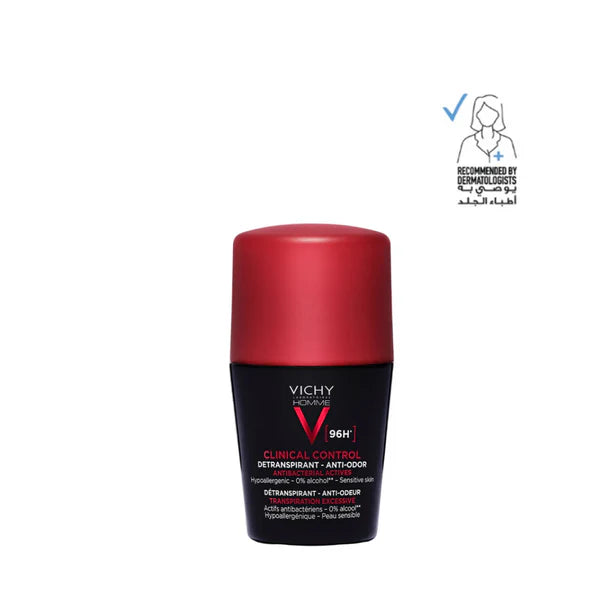 Vichy 96 Hour Clinical Control Deodorant for Men 50ml