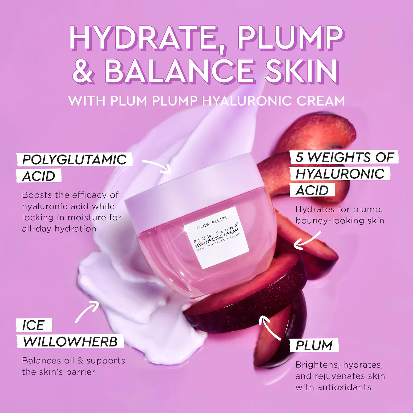 Glow Recipe - Plum Plump Hyaluronic Acid Moisturizer