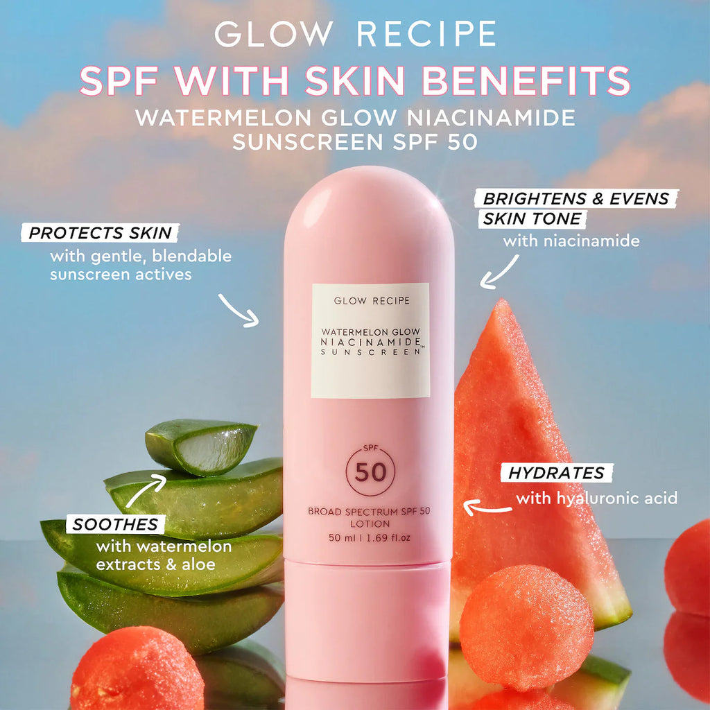 Glow Recipe - Watermelon Glow Niacinamide Sunscreen SPF 50 | 50 mL